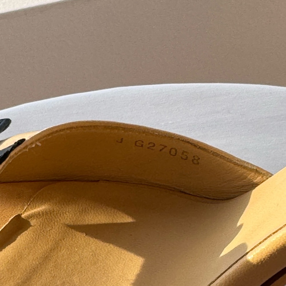Chanel Beige and Black Heels with Bow Accent - Picture 5 of 6